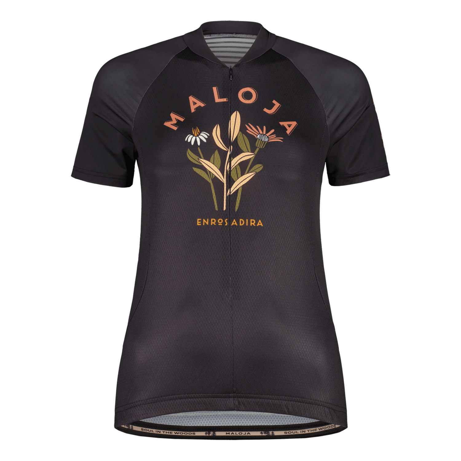 Maloja GanesM. 1/2 Fahrradshirt schwarz