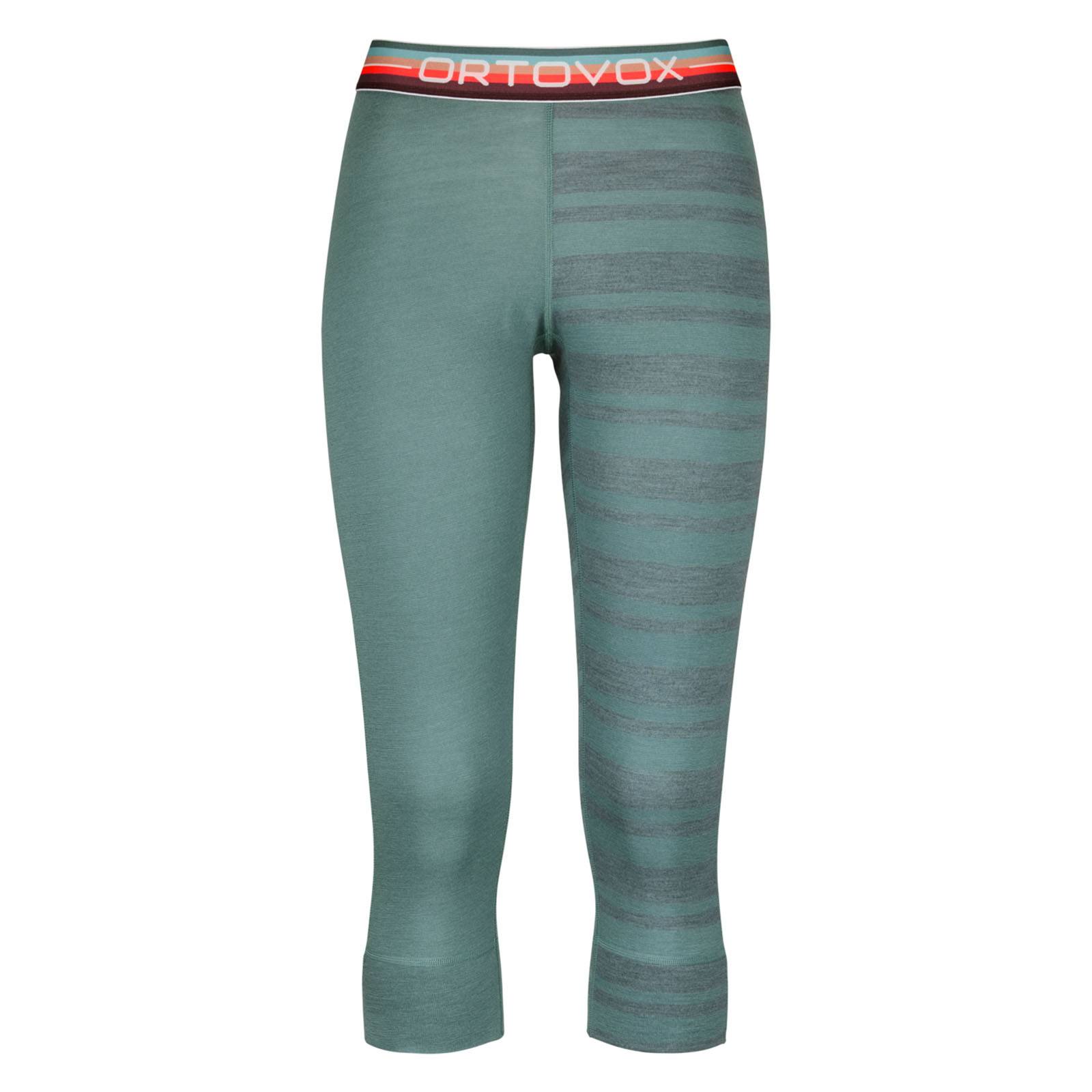 Ortovox 185 Rock’N’Wool Short Pants Damen 3/4 Unterhosen arctic grey