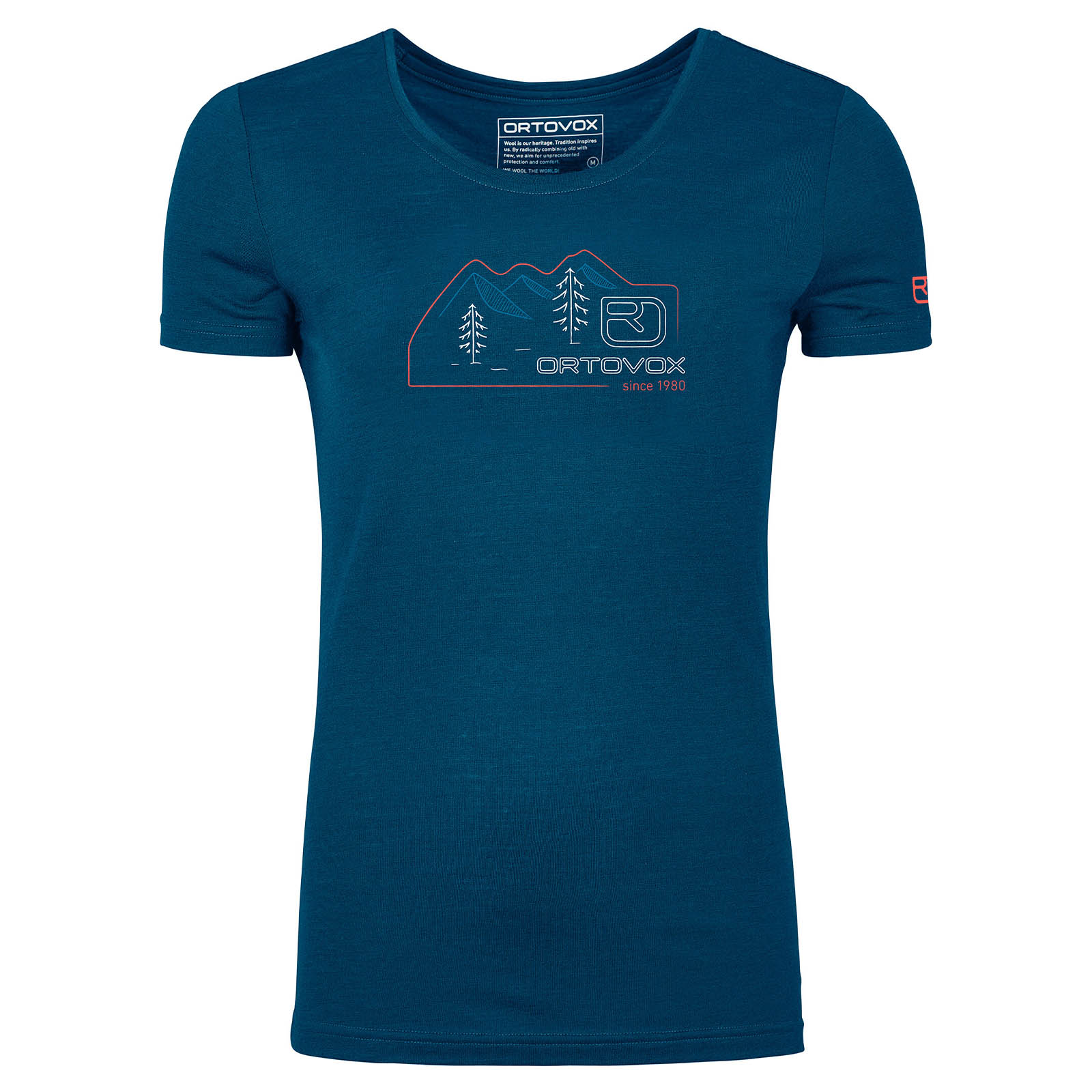 Ortovox 140 Cool Vintage Badge Damen T-Shirt blau