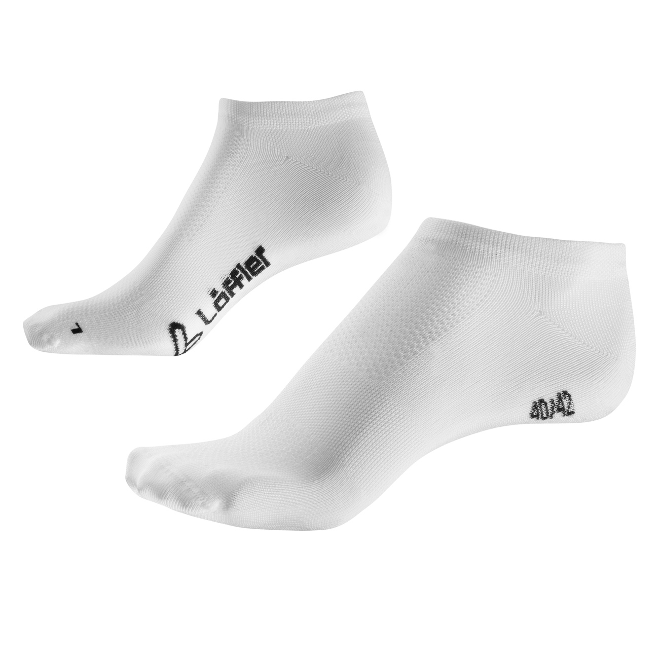 LÖFFLER Ankle Socks White 
