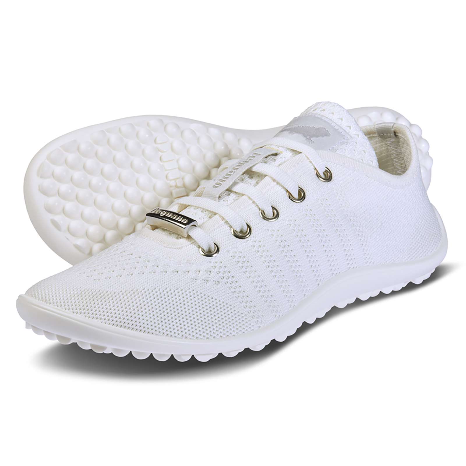 leguano go: white Barfußschuhe Sneaker