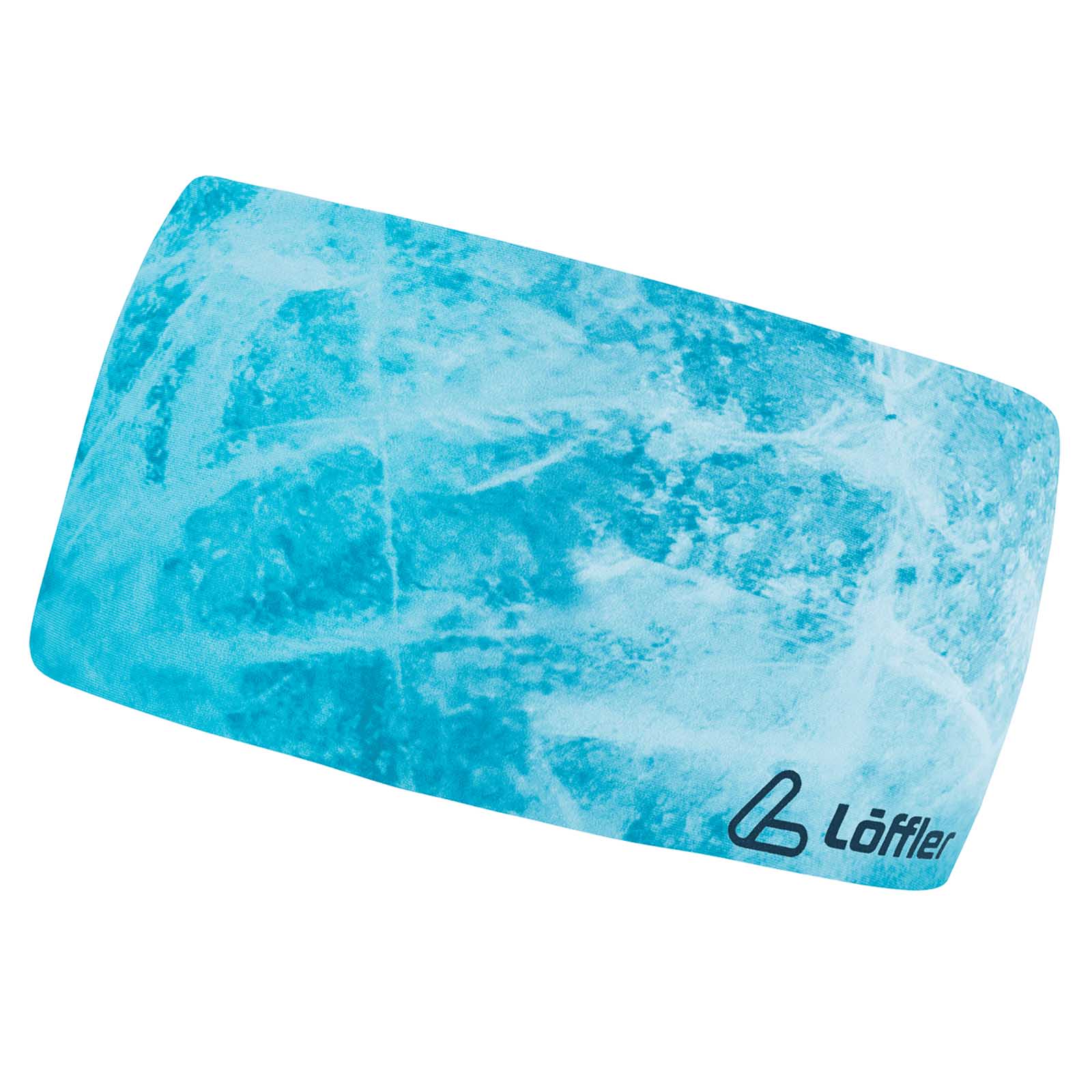 Löffler Design Headband Wide Stirnband blau