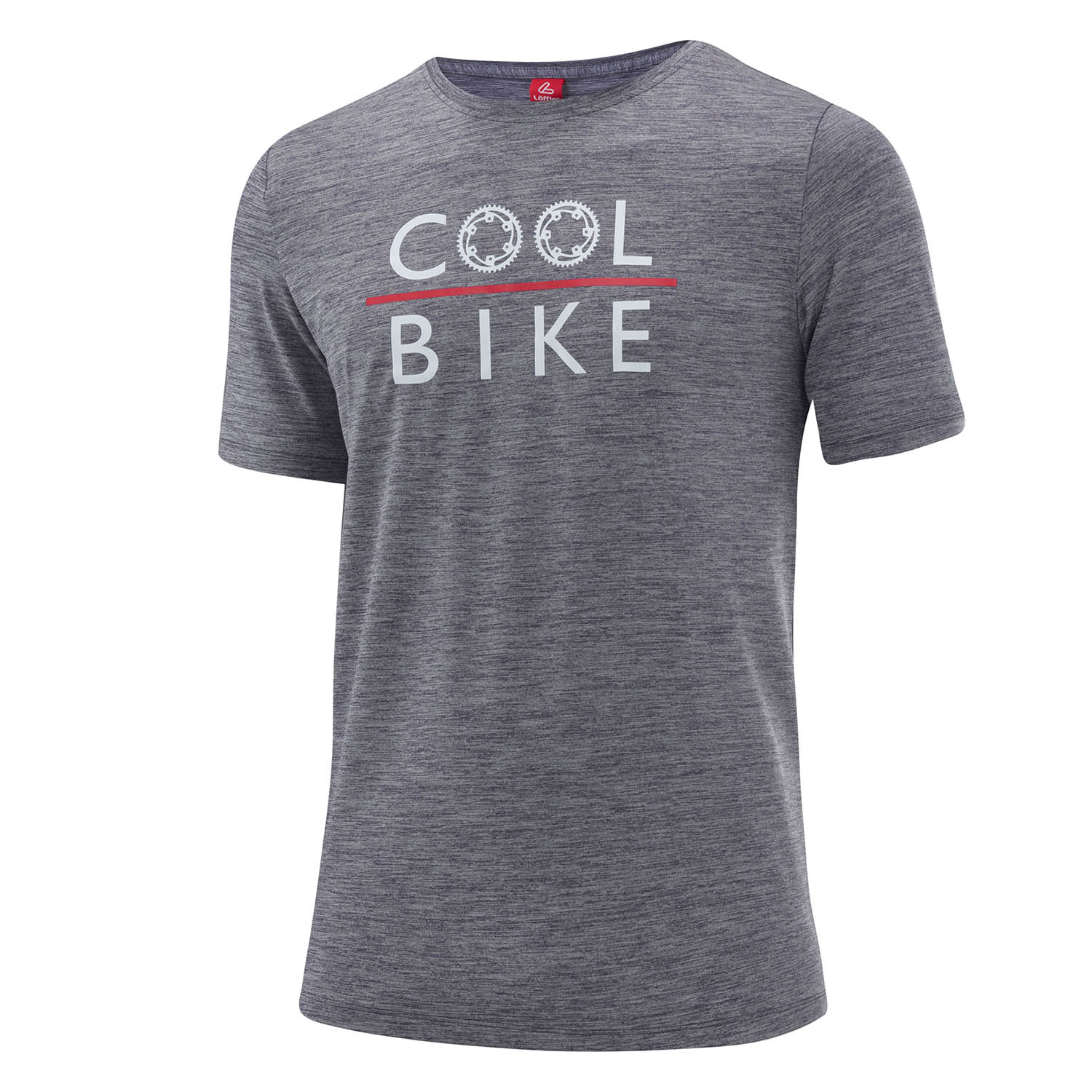 Löffler M Printshirt Cool Bike Softtouch T-Shirt schwarz